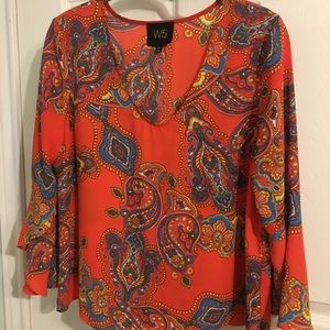 W5 Modern Paisley blouse